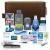 Convenience Kits International Mens Premium 20-Piece Kit with Travel Size TSA Compliant Essentials, Featuring: Dove Men & Care Products in Brown Dopp Bag 20 Piece Set