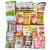 Korean and Japanese Snack Box ( 45 Count) - Variety Assortment of Japanese Snacks and Korean Snacks chips cookie Treats for Kids Children College Students Adult Gift