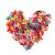 BIPY 100pcs/pack Small Dog Hair Bows with Elastic Rubber Bands Doggy Kitten Topknot Attachment Grooming Accessories Set for Long Hair Puppy Cat Hair Bows Colors Randomly Single bows 100PCS