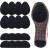 16 Pieces Non-Skid Shoe Pads Self-Adhesive Shoe Grips Anti Slip Shoe Pads Noise Reduction Shoes Cushion Anti-Shedding Rubber Sole Protector (Black)