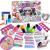 Unicorn Nail Kit for Girls 7-12  FunKidz Ultimate 790+ Peelable Glamour Nail Polish Kit for Kids Party Favor Fashion Nail Arts  17.91Wx12.4L Pink  Green  Purple  Sky Blue  Transparent