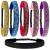 FROG SAC 6 Glitter Headbands for Girls  Adjustable Non Slip Head Bands for Kids  Cute No Slip Hair Accessories for Gymnastics  Sparkly Hair Band For Teen Girls  Stretch Elastic Headband for Women