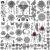 EGMBGM 28 Sheets Tribal Black Temporary Tattoos For Women Girls  Waterproof Fake Tattoos Temporary Owl Elephant Ganesha Lace Tattoo Kits Underboob Boobs  Indian Bohemia Lotus Mandala Flower Tatoo Sticker Adults Moon Neck...
