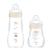 MAM Baby Glass Bottles 2 Pack Feel Good from Birth 170 ml & 260ml Glass Feeding Baby Bottle Uni