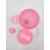 OBVI Travel Funnel For Protein And Supplement Powders - Pink