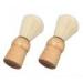 Premium Wooden Handle Hair Razor Brush - Soft Hairdresser Cleaning & Styling Tool for Neck & Face - Buy Online on GoSupps.com