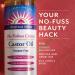 Heritage Store Castor Oil - Palma Christi 4 fl oz | Organic & Cold-Pressed - Buy Online on GoSupps.com