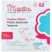 Maxim Hygiene Products Organic Cotton Plastic Applicator Tampons Multi-Pack 14 Count