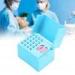 Autoclavable endodontics file cleaning box professional dental drill endodontia file holder dental drill holder with measurement scale (light blue)