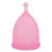 BSSTORE Medical Grade Silicone Menstrual Cup Reusable Non-Irritating Size S (Pink)