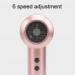 Compact Hair Dryer Travel Hair Dryer Portable Blow Dryer for Women Men Rechargeable Cordless Hairdryer 5000mAh 6 Speed Adjustment Fast Drying for Home Camping(Rose Gold) - Buy Online on GoSupps.com