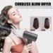 Compact Hair Dryer Travel Hair Dryer Portable Blow Dryer for Women Men Rechargeable Cordless Hairdryer 5000mAh 6 Speed Adjustment Fast Drying for Home Camping(Coffee) - Buy Online on GoSupps.com