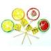 Lollipops Fruit Slice Candy Rock 25g Fruit Flavoured Lollies. Kids Party Bags Sweets. (20) - Buy Online on GoSupps.com