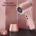Compact Hair Dryer Travel Hair Dryer Portable Blow Dryer for Women Men Rechargeable Cordless Hairdryer 5000mAh 6 Speed Adjustment Fast Drying for Home Camping(Rose Gold) - Buy Online on GoSupps.com