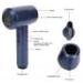 Compact Hair Dryer Travel Hair Dryer Portable Blow Dryer for Women Men Rechargeable Cordless Hairdryer 5000mAh 6 Speed Adjustment Fast Drying for Home Camping(Blue) - Buy Online on GoSupps.com