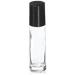 10ml Empty Clear Roll-On Bottles with Roller & Black Caps - 144 Pcs for DIY Perfume & Essential Oils | International Shipping - Buy Online on GoSupps.com