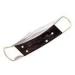 Buck Knives 110 Folding Hunter Knife with Brass Bolsters and Ebony Handles | 3-3/4 420HC Blade | Includes Leather Sheath - Buy Online on GoSupps.com