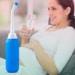 Postpartum Peri Bottle - Multi-Purpose Bidet Sprayer for Soothing Hygiene | 500 ml Peacock Blue | Essential Daily Care for New Moms - Buy Online on GoSupps.com