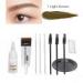 Sweatproof Eyebrow Tint Kit - 2 in 1 Lasting Brow Color for Home & Salon Use (Light Brown) - Buy Online on GoSupps.com