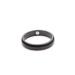 Magnetic Hematite Thin Band Ring - Style and Holistic Wellness Combined Enhance Overall Well-Being Target Pressure Points Unisex Gift - Black - 8