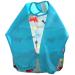 Green Sprouts Long Sleeve Bib - Aqua Dinosaur, 12-24 Months | Snap & Go Easy Wear - Buy Online on GoSupps.com