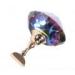 Nail Tip Practice Stand Magnetic Nail Display Stand with Crystal Base Nail Art Stand Nail Practice Holder Manicure Accessories(Colorful Diamond Shape Base)