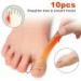 10 Pcs Turf Toe Straps - Skin-Friendly Adhesive Toe Straighteners for Men & Women - Buy Online on GoSupps.com