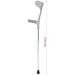 Forearm Crutches Adjustable Stick axillary Crutches with arm Support Single Foot in Aluminum Alloy Walking Stick Lightweight Arm Crutch Journey - Buy Online on GoSupps.com