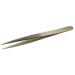 High-Quality Straight Pointed Tweezers 120mm - 1 Piece with Replacement Tips | MP005211 | International Shipping Available - Buy Online on GoSupps.com