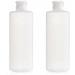 Beautybigbang 2 PCs empty refillable plastic Cl course soft hose Squeeze bottle glasses with flip-cover cosmetics make-up storage holder container for toner lotion shower gel shampoo (100 ml)