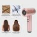 Compact Hair Dryer Travel Hair Dryer Portable Blow Dryer for Women Men Rechargeable Cordless Hairdryer 5000mAh 6 Speed Adjustment Fast Drying for Home Camping(Rose Gold) - Buy Online on GoSupps.com