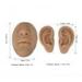 Realistic Silicone Ear Model for Display - Soft Flexible 3D Ear Nose & Mouth - Perfect for Novice Practice Dark Skin Color - Buy Online on GoSupps.com