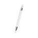 5pcs Nail Tip Pens with Double Head for Crystal Nails Nail Tip Pen Stylus Chalk (White)