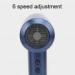 Compact Hair Dryer Travel Hair Dryer Portable Blow Dryer for Women Men Rechargeable Cordless Hairdryer 5000mAh 6 Speed Adjustment Fast Drying for Home Camping(Blue) - Buy Online on GoSupps.com