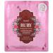 Koelf Ruby Bulgarian Rose Hydrogel Beauty Face Mask Pack 5 Sheets 1.05 oz (30 g) Each