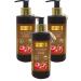 Naturix 250 ml 3 Pieces Rejuvenating Skin Care Cream Pomegranate Extract Herbal Hand Face Body Lotion