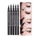 4 Pieces Waterproof Double Sided Star - Heart - Moon and Flower Patterned Pencil Eyeliner