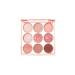 Amuse Eye Vegan Color Palette (KORENDY) Skin Tone Compatible Silky Eyeshadow Palette 0.6 X 9g #01 Warm Boksoonga