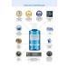 Kundal Purifying and Refreshing Body Wash Gel Cool Refreshing Body Wash 500ml (AQUA MINT) - Buy Online on GoSupps.com
