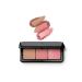 KIKO Face palette with 1 bronzer and 2 blushes in matte and metallic finishes / 02 - Mauve