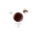 Mabinu Cosmetic Soil Lip Cheek Eye Vegan Cream Blush Lipstick Eyeshadow - Dark Brown