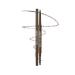 PERIPERA Ultra-Fine Tip Natural-Looking Eyebrow Pencil Peripera Speedy Skinny Brow (3 Natural Brown)