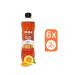 Pin Orange Mango Tropical White Tea - Sugar Free & Calorie Free - 1 Liter X 6 Pieces