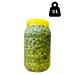 Gelinler Da Alt n z Stone Cracked Green Olives - Pitted 2000 gr Net (NEW SEASON 2024)