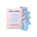 grace & stella Award Winning Viral Eye Mask Blue 12 Pairs Reduces Dark Circles Puffy Eyes & Wrinkles