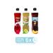 Pin Hibiscus Tea & Cool Lime & Peach Iced Tea Trial Pack - Sugar Free & Calorie Free 6 Pieces X 1 Liter