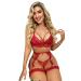 Skygo Women Fantasy Costume Harness Erotic Garter 7081 Red - Buy Online on GoSupps.com