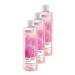 Avon L'amour Sunrise Rose and Amber Scented Cream Shower Gel 250 Ml. Set of Three