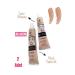 Elera 2 Pieces 01-02 No Tones Concealer Super Bb Matte Foundation 25 ml