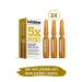 LaCabine 3 Pieces Pure Hyaluronic Acid Ampoule Moisturizing Dermaroller Dermapen Face Serum